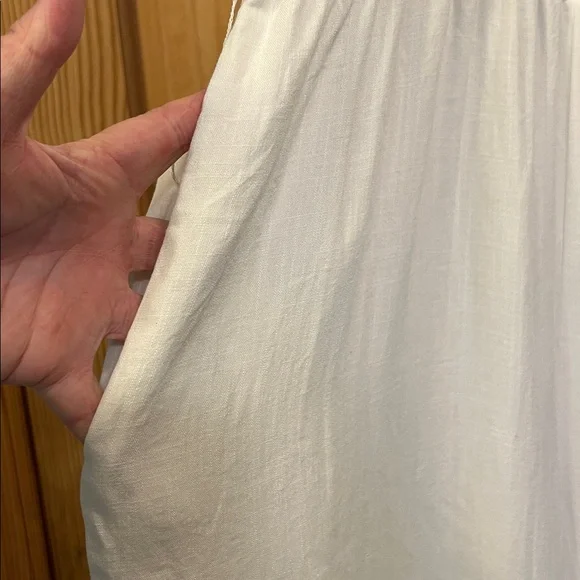 Lulus White High Waist Sleeveless Jumpsuit  Wide Leg Sz XL NWT - Picture 2 of 8